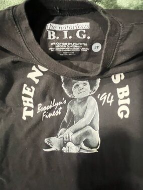 The Notorious B.I.G. Black Graphic Tee - Baby/Child